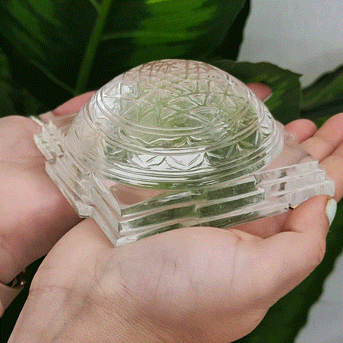 Spatik Shree Yantra (60-70gm )
